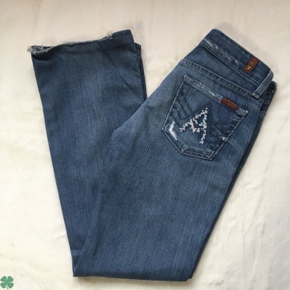 7 For All Mankind Distressed Jeans Size 26 - Picture 5 of 10